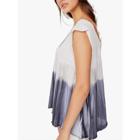 NEW We The Free by Free People Women’s Small Ombré Lilac Fog Combo Dip-dye Sleev - Picture 6 of 8